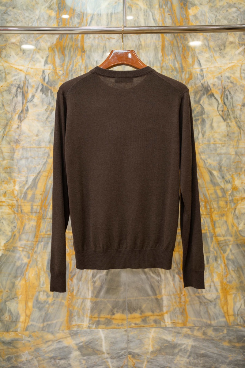 Dоlсе & Gаbbаnа Мужской коричневый джемпер premium