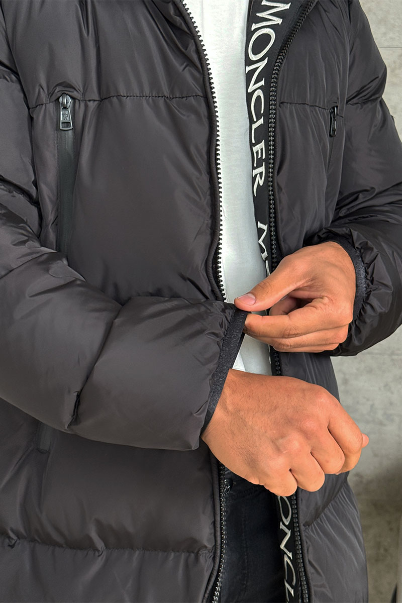 Moncler Мужская чёрная парка Templon 