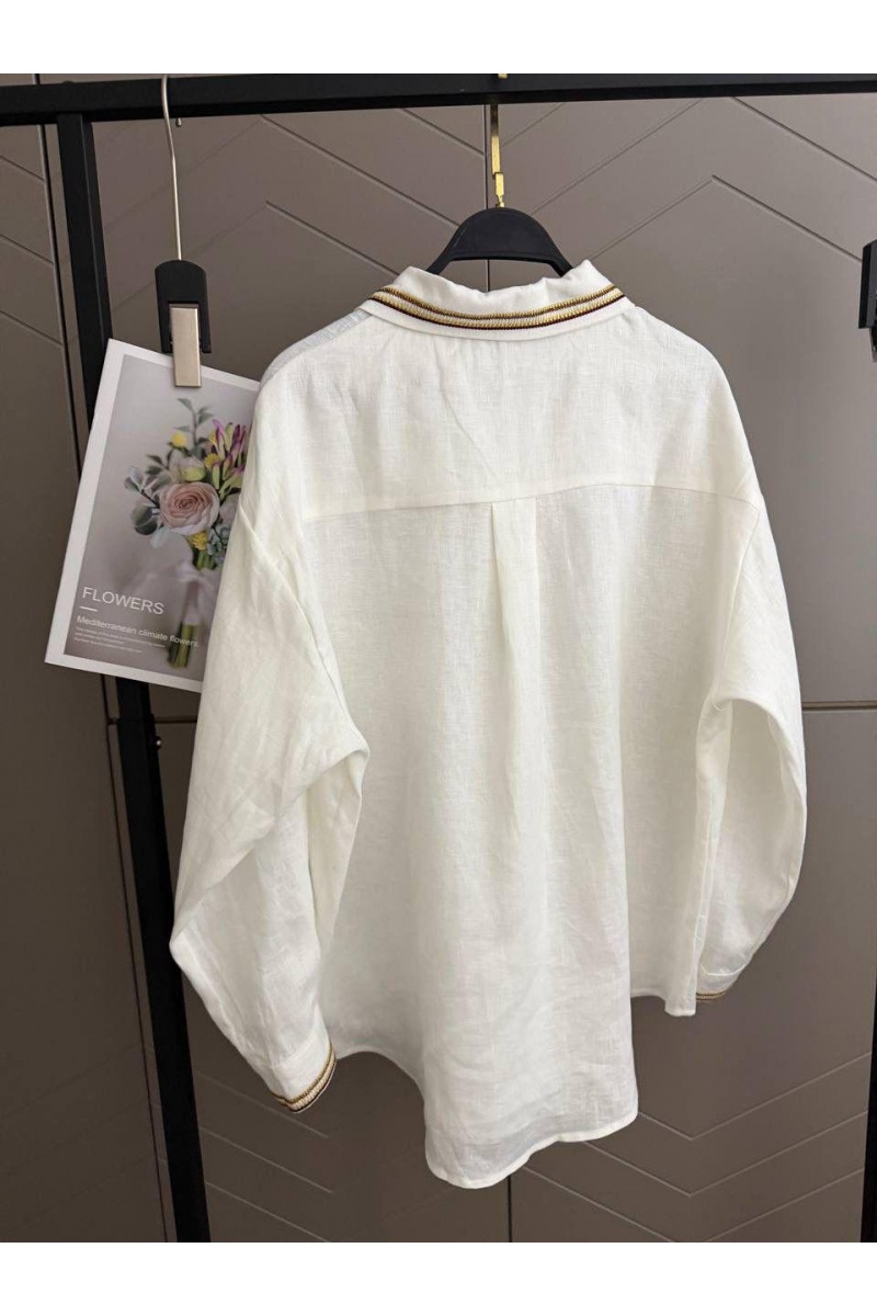 Valentino Женская белая рубашка premium