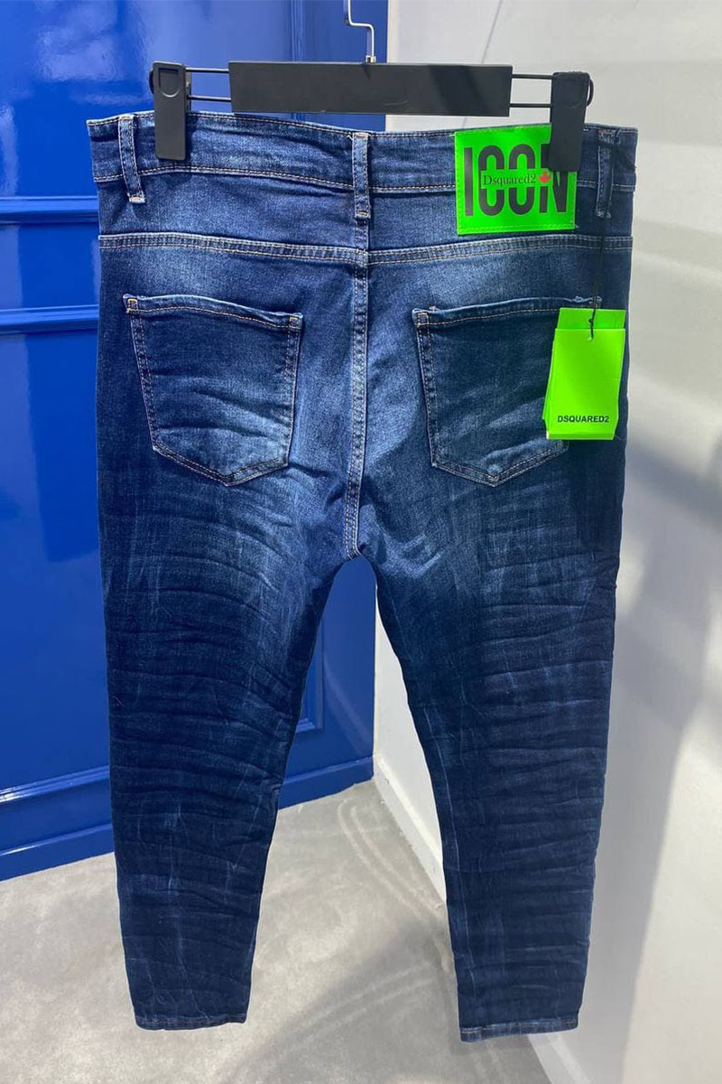 Dsquared2 Мужские джинсы "ICON" - Blue / Green