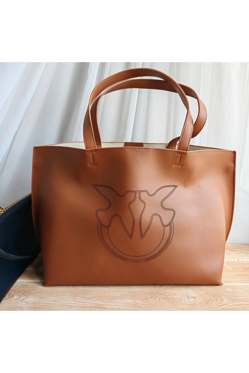  Кожаная женская сумка-шоппер  36x28 см