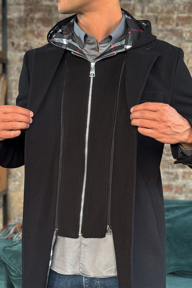 Burberry Мужское пальто London England - Black