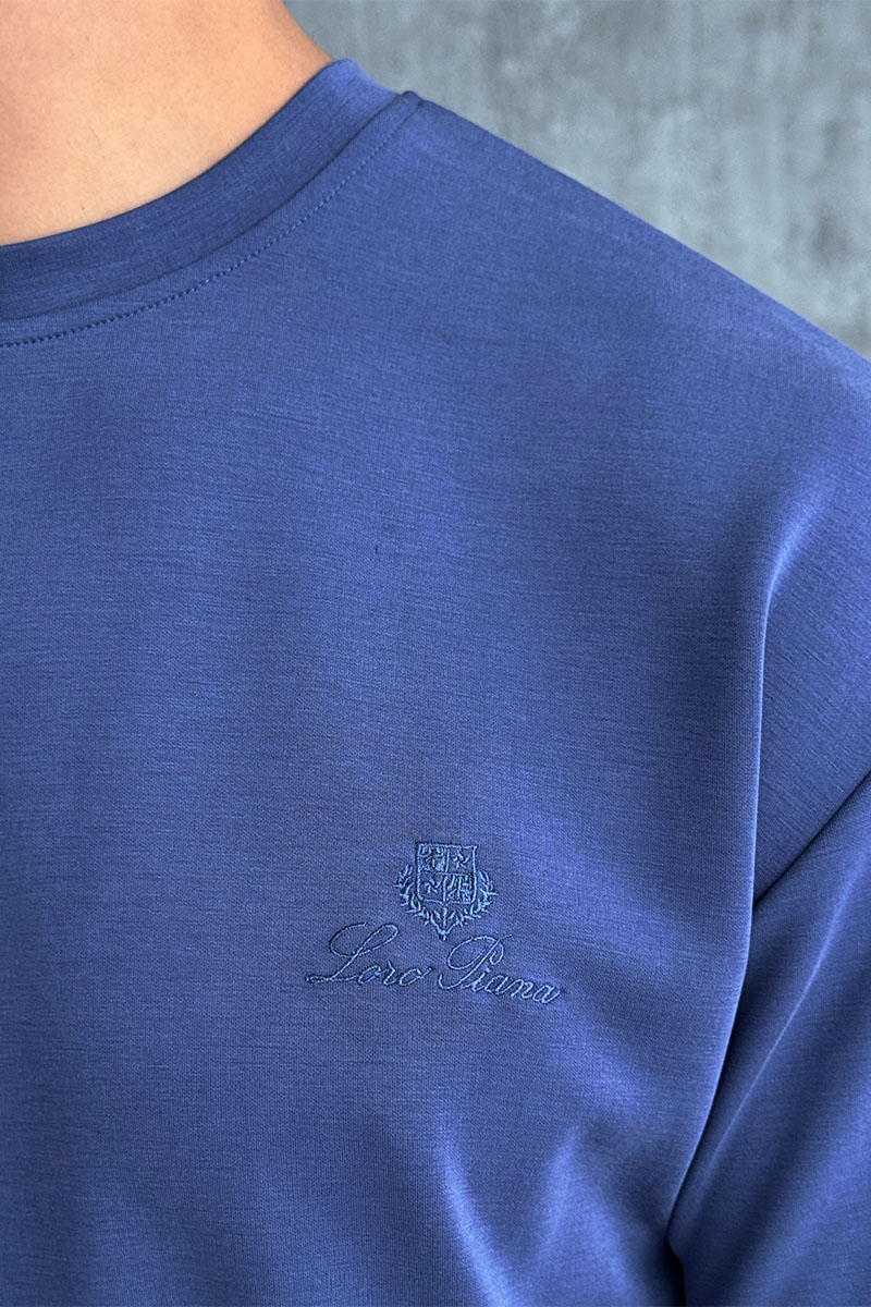 Loro Piana Мужской синий костюм 