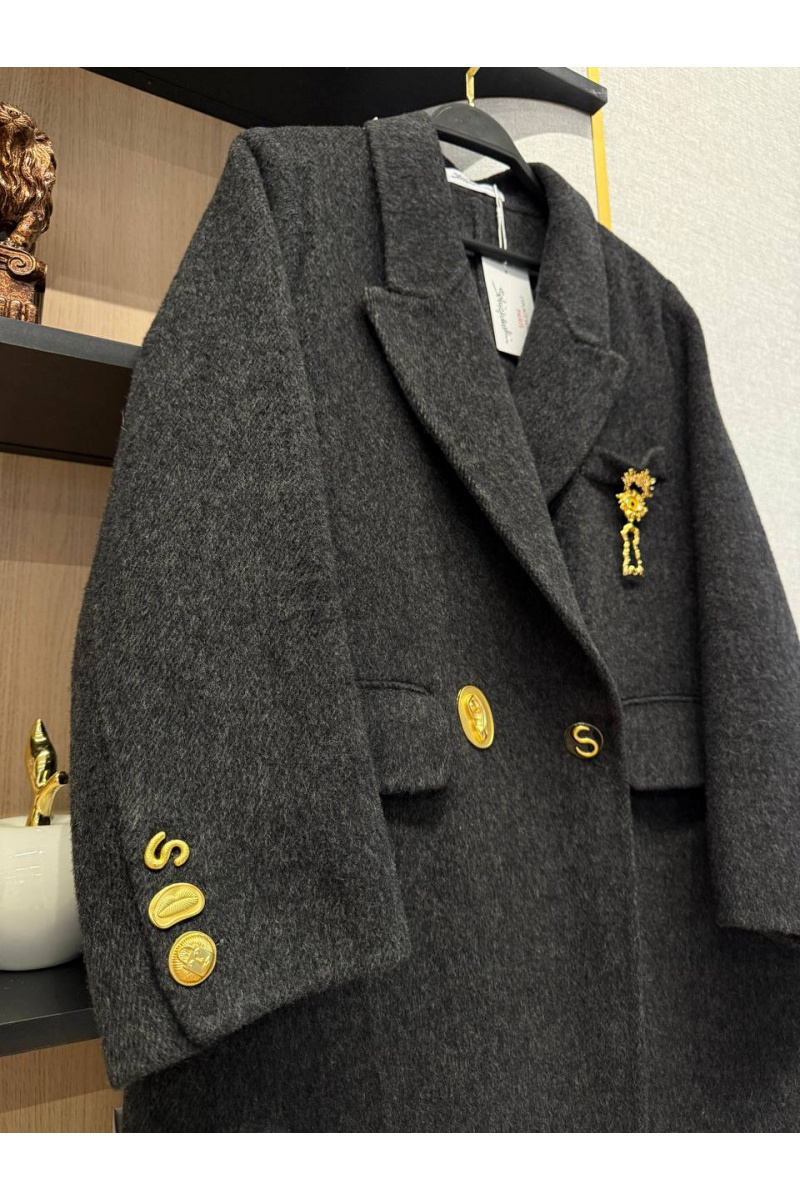 Schiaparelli Женское шерстяное пальто Premium - Black