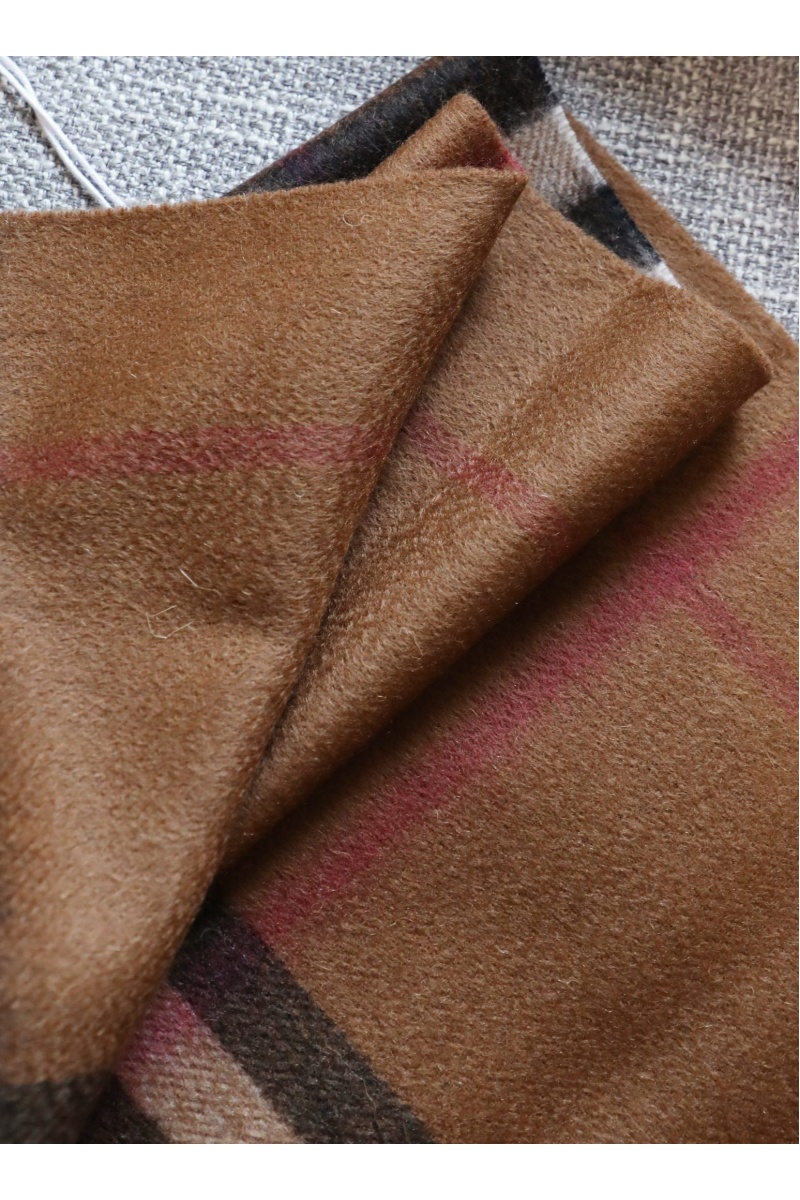 Burberry Шарф two-tone Check premium 168x30 см - Brown