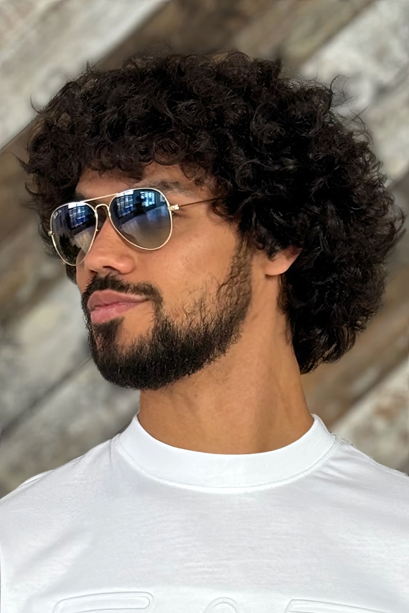 Ray Ban Солнцезащитные очки Aviator Large Metal - Blue