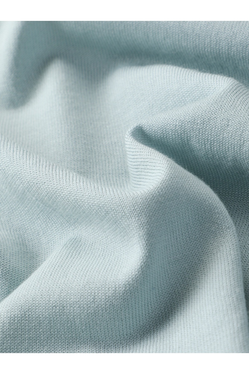 Kiton Мужское поло чёрного цвета premium