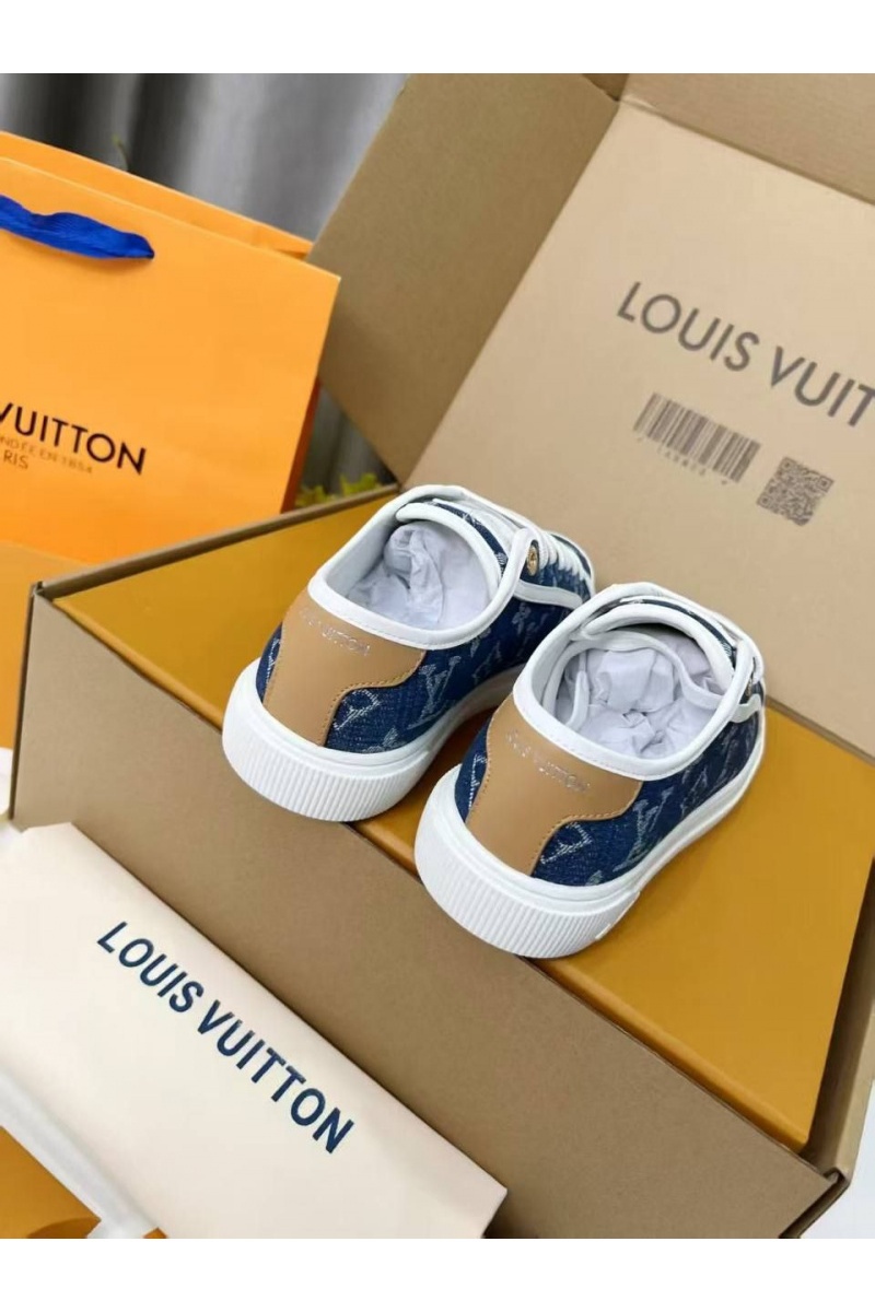 Lоuis Vuittоn Женские комбинированные кеды Premium - Blue