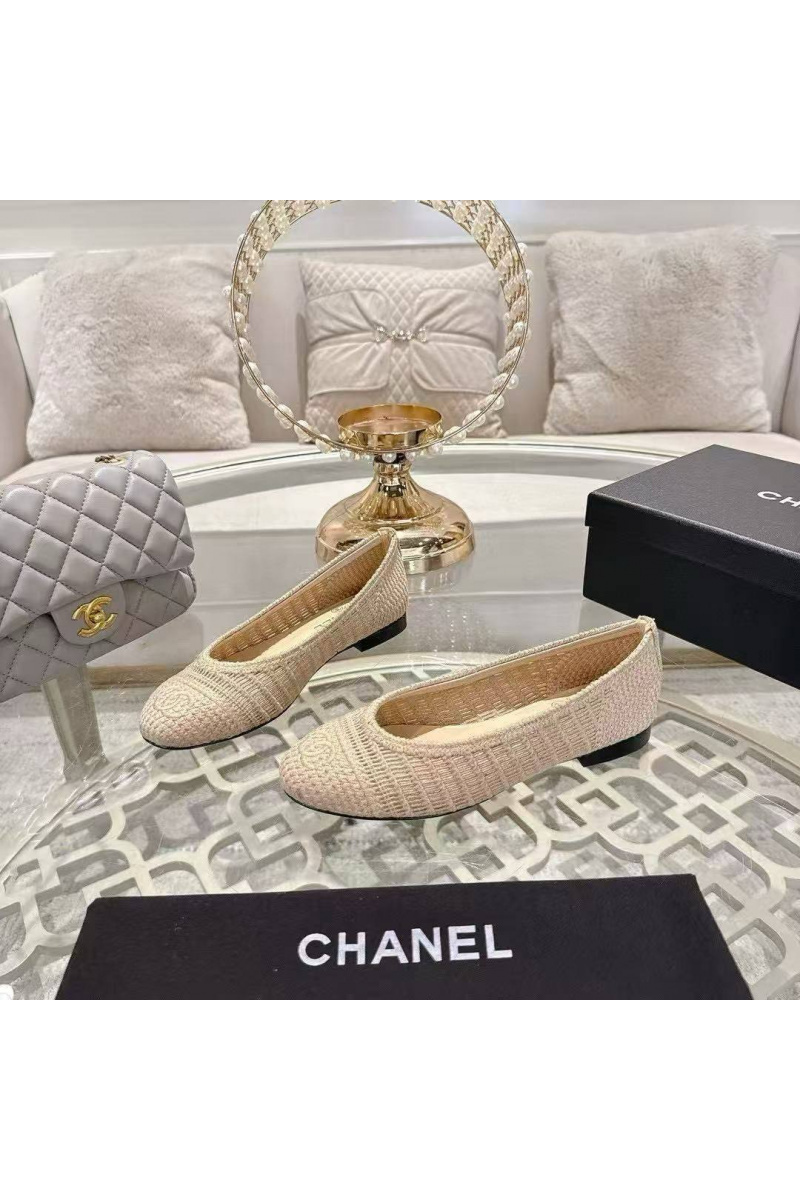 Chаnеl Женские балетки Premium - Beige