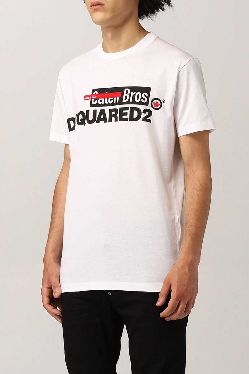 Dsquared2 Мужская футболка Caten Bros - White
