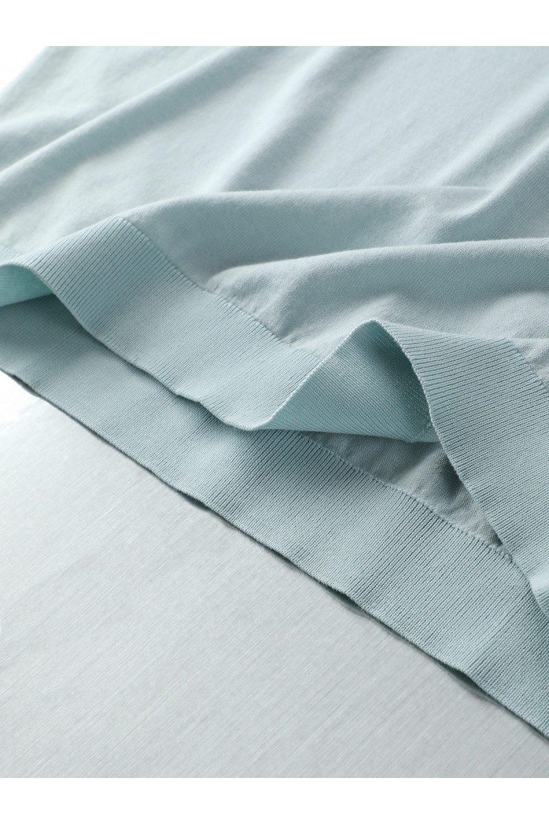 Kiton Мужское поло белого цвета premium
