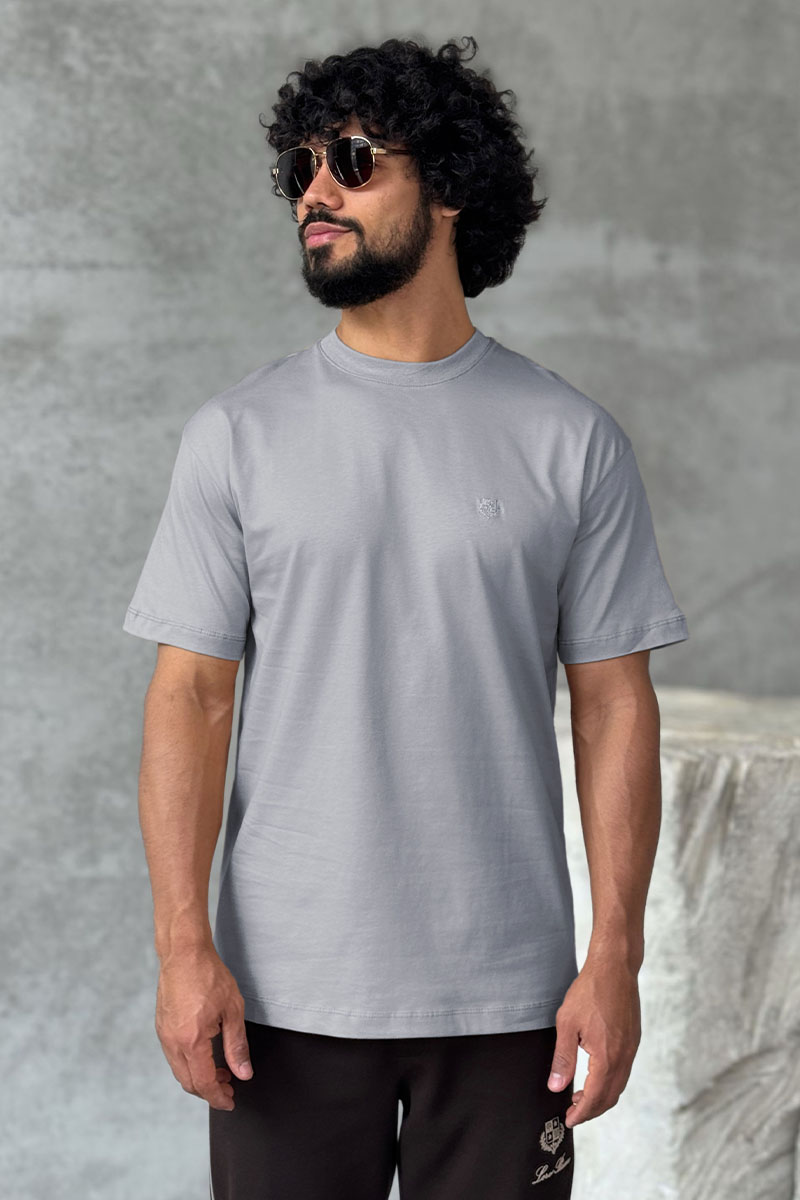 Loro Piana Мужская серая футболка