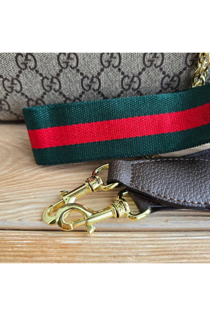 Gucci Кожаная сумка GG Ophidia 26x14 см