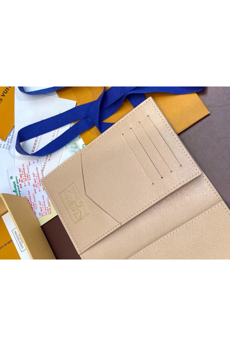 Lоuis Vuittоn Кожаная обложка для паспорта Premium 10x14x2.5 см