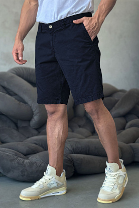 Мужские тёмно-синие шорты 