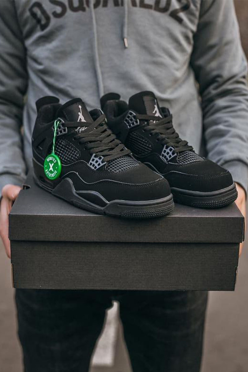 Nike Кроссовки AJ4 Retro "Black Cat" premium