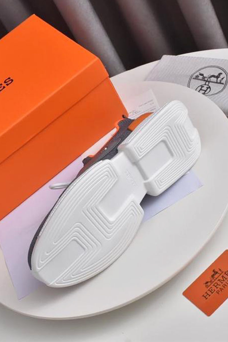 Hermes Мужские текстильные кроссовки Expert - Grey
