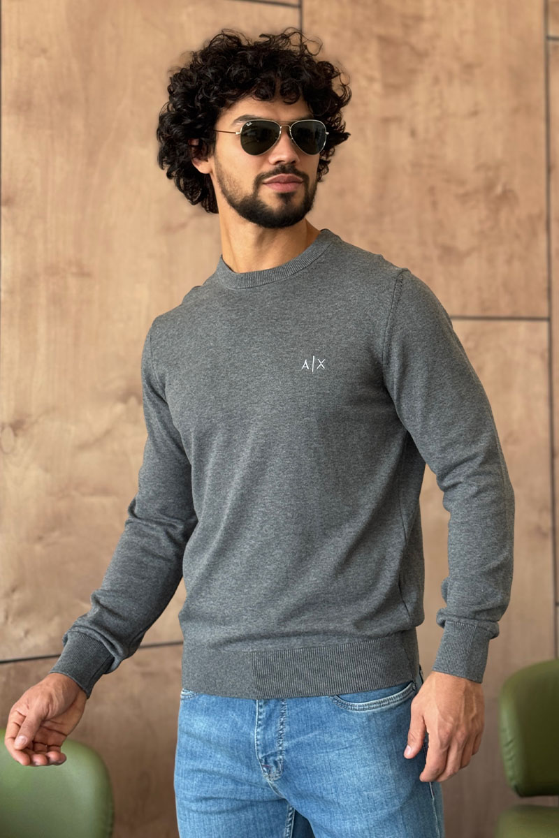 Emporio Armani EA7 Мужская серая кофта 