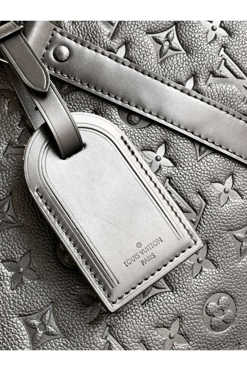 Lоuis Vuittоn Дорожная кожаная сумка Keepal Bondouliere 50 Premium 50x29x23 см