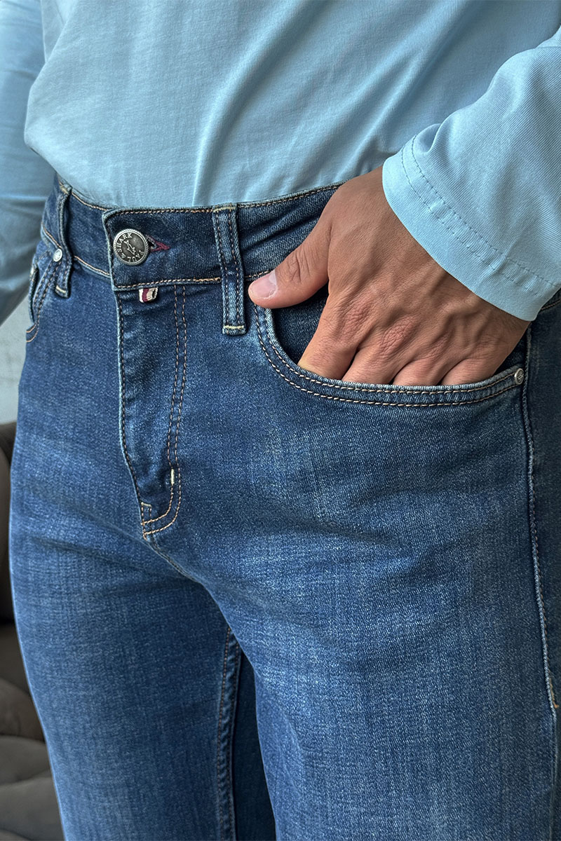 Paul & Shark Мужские синие джинсы regular fit