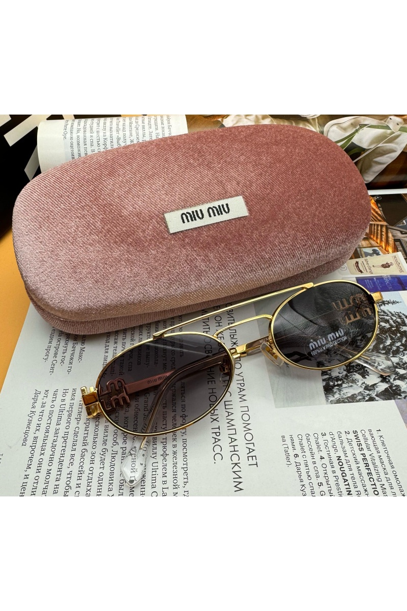 MIU MIU Женские солнцезащитные очки Oval