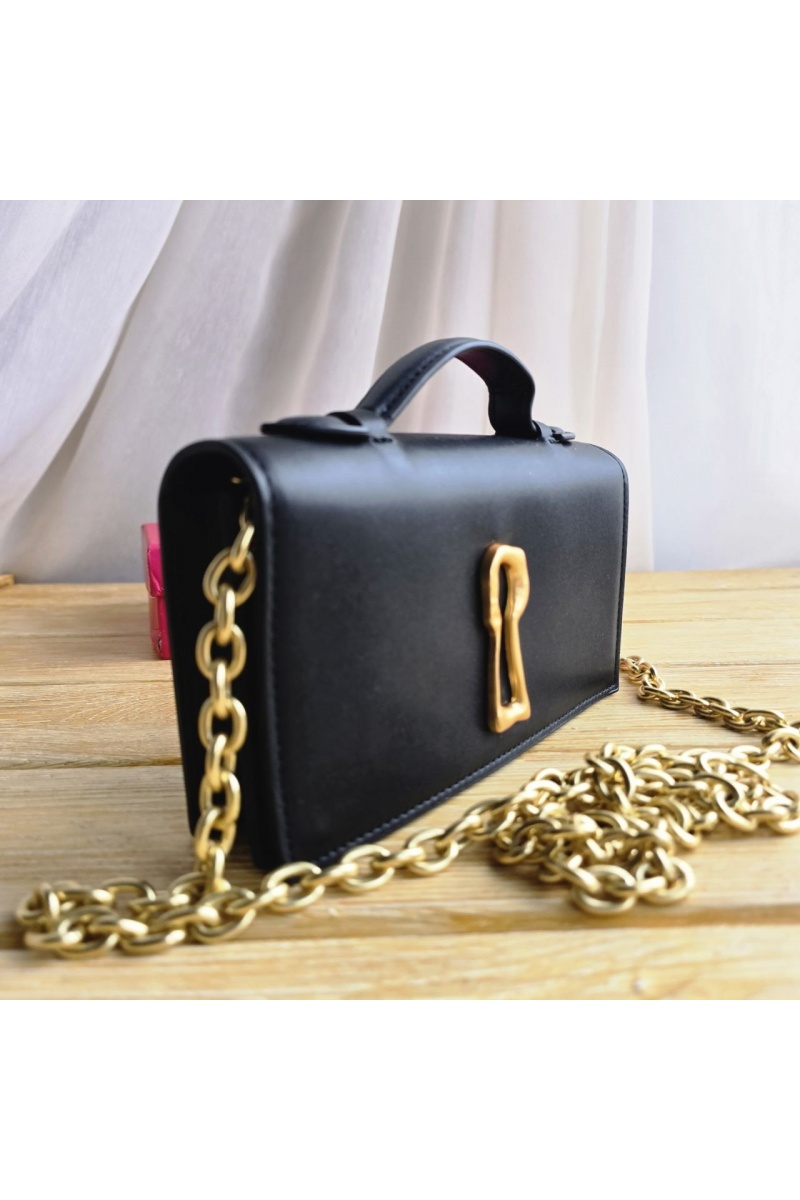 Schiaparelli Кожаная сумка клатч 19x11 см