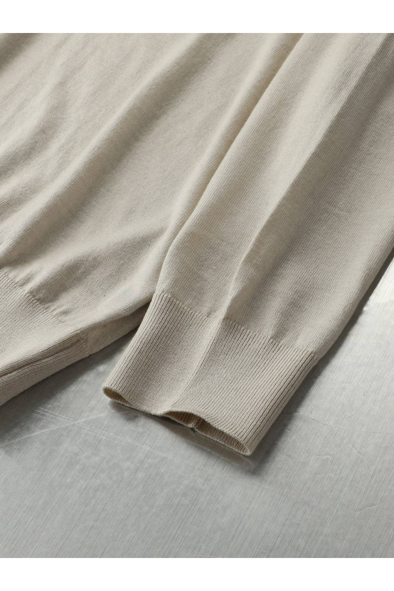 Loro Piana Поло с длинным рукавом premium - Brown