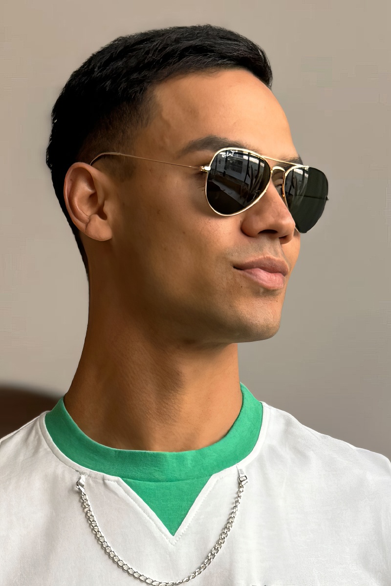 Ray Ban Солнцезащитные очки Aviator Large Metal
