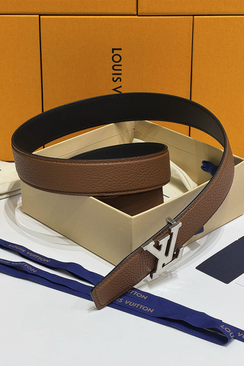 Lоuis Vuittоn Кожаный ремень Heritage premium