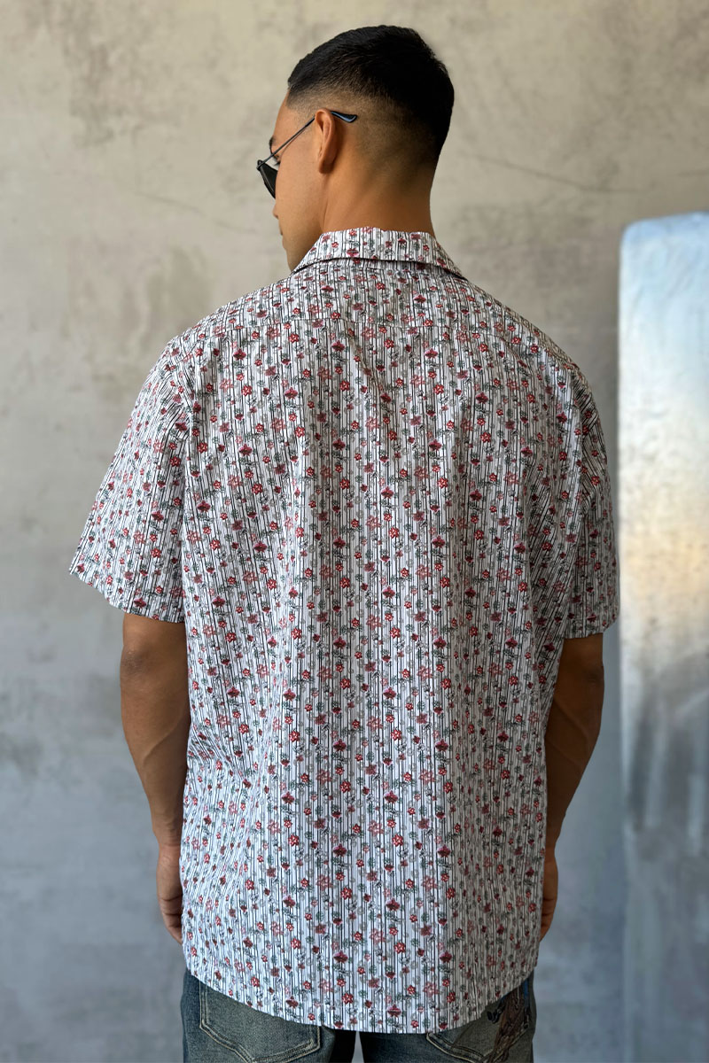 Dоlсе & Gаbbаnа Мужская белая рубашка floral-print 