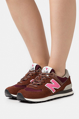 Кроссовки 574 "Brown Pink" original