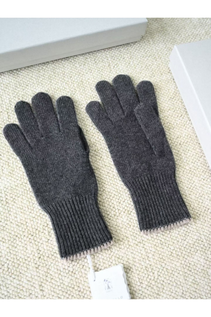 Designer Кашемировые перчатки  premium - Dark Grey