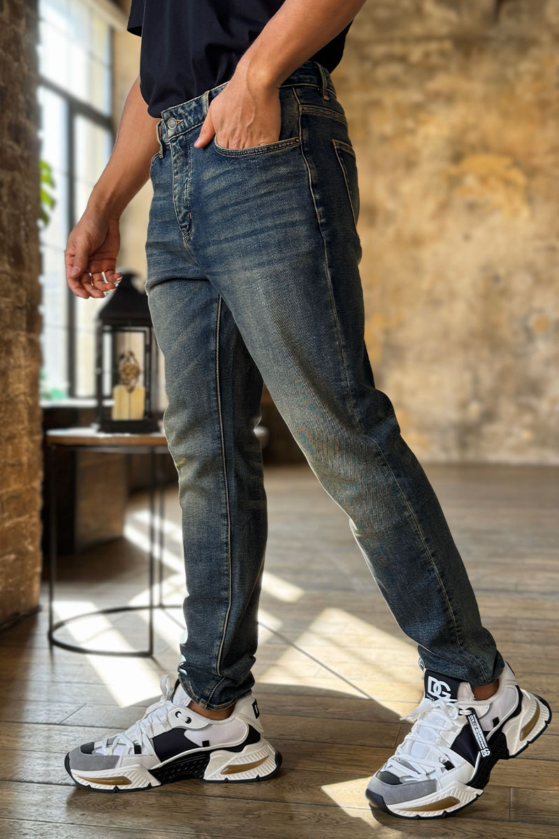 Dоlсе & Gаbbаnа Мужские синие джинсы Premium