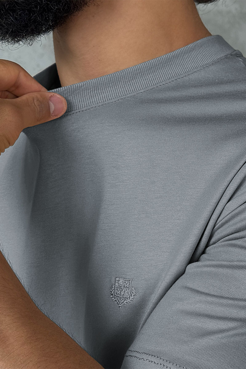 Loro Piana Мужская серая футболка