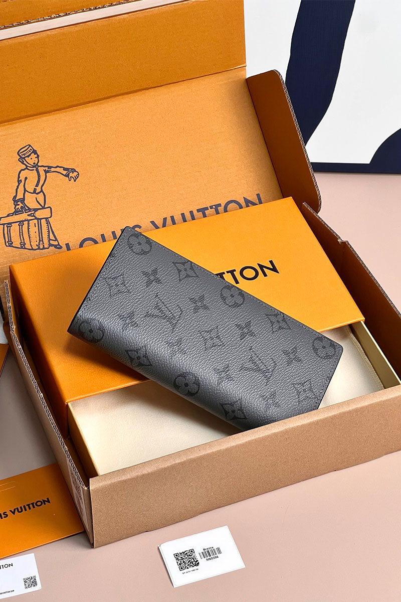 Lоuis Vuittоn Кожаный бумажник Brazza Premium 19x9.5x2.5 см