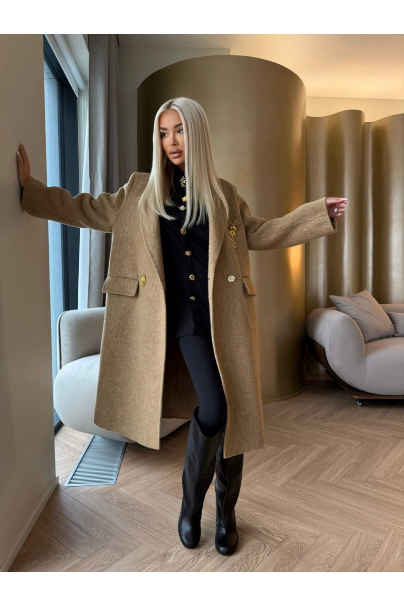 Schiaparelli Женское шерстяное пальто Premium - Beige