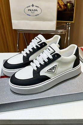 Мужские кроссовки logo-plaque - White / Black