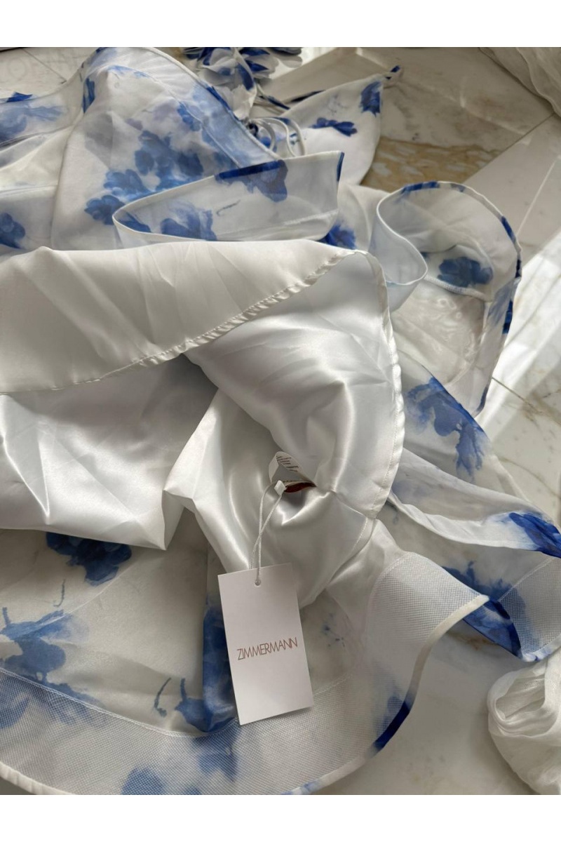 Zimmermann Женское платье Zimmermann голубого цвета