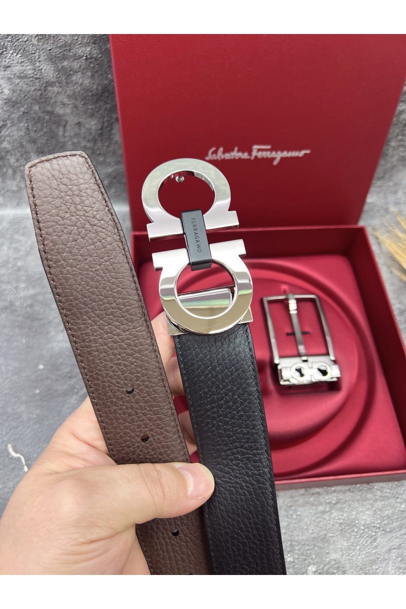 Salvatore Ferragamo Кожаный ремень premium