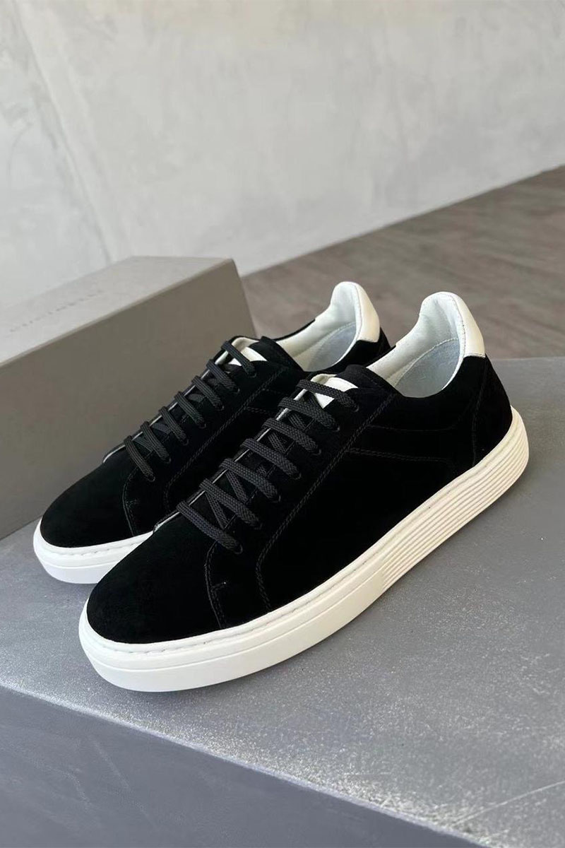 Designer Чёрные замшевые кроссовки  