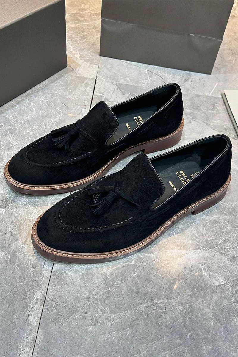 Designer Замшевые лоферы tassels - Black
