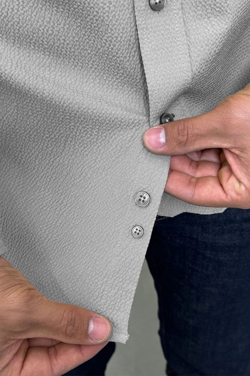 Etro Мужская серая рубашка Pegasus logo