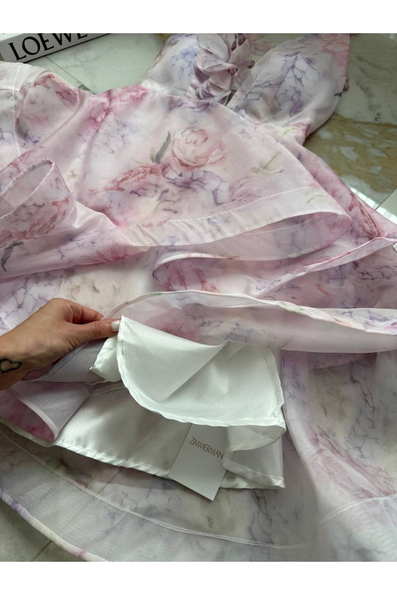 Zimmermann Женское платье Zimmermann розового цвета