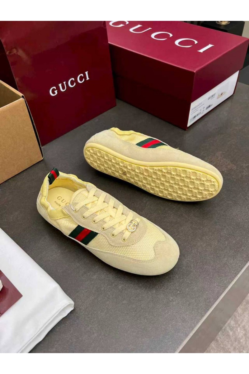 Gucci Женские кроссовки GG Shift premium