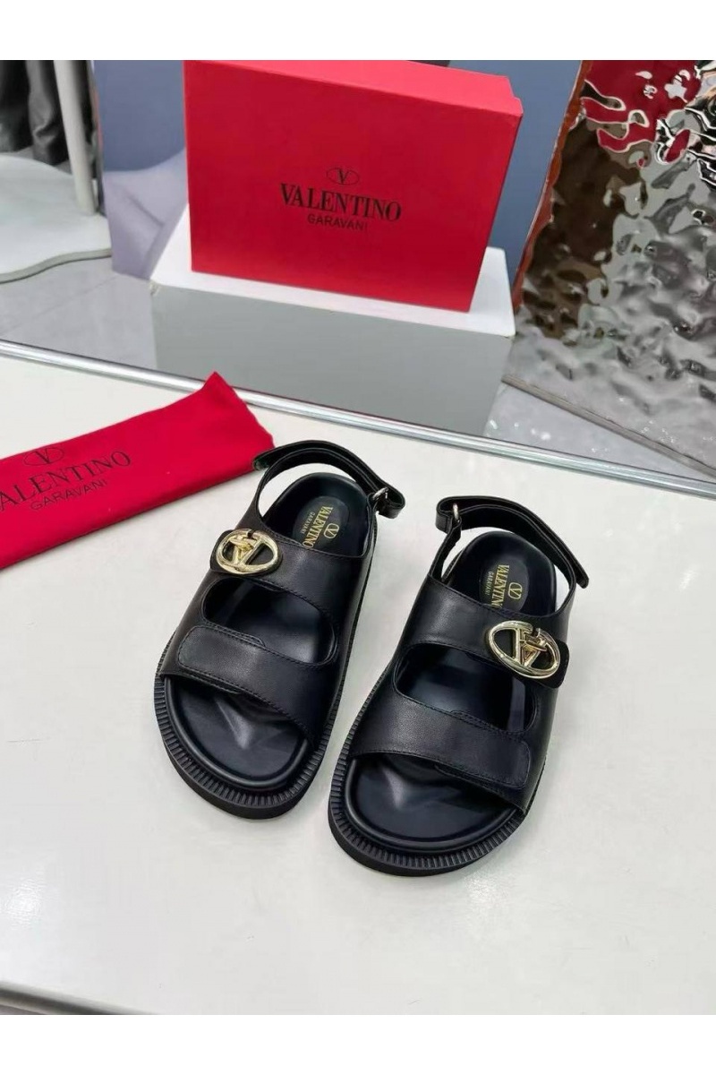 Valentino Женские кожаные сандалии Rockstud