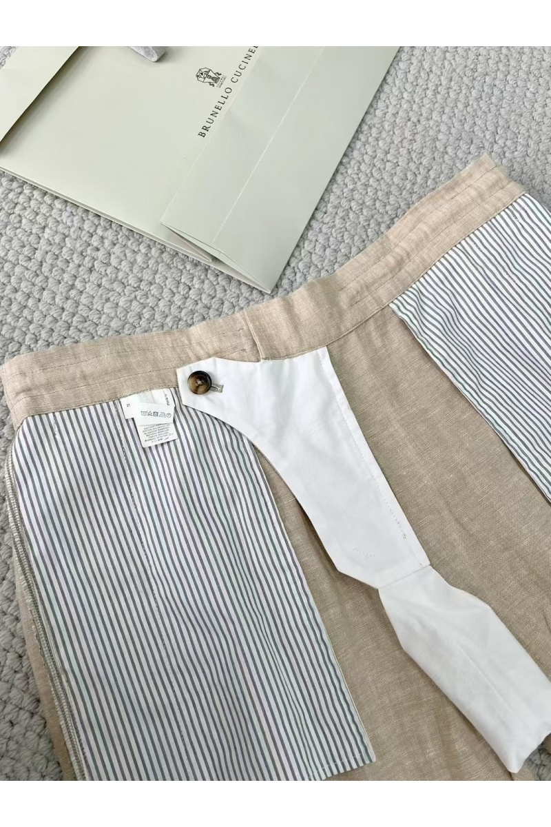 Designer Льняные брюки Premium - Beige
