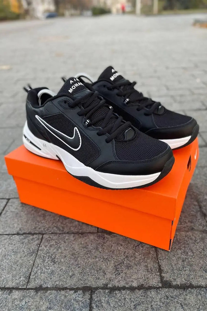 Nike Кроссовки Air Monarch - Black / White