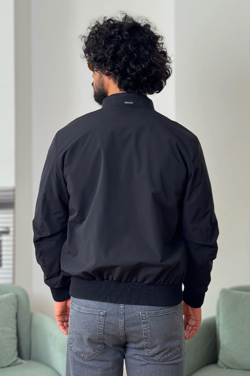 Loro Piana Мужская чёрная ветровка 