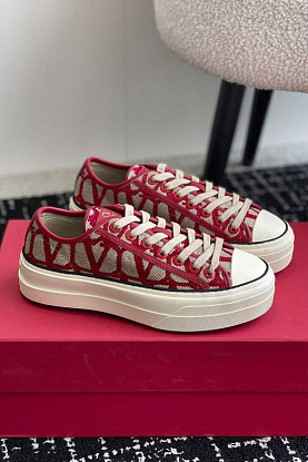 Женские кеды Toile Iconographe premium - Red