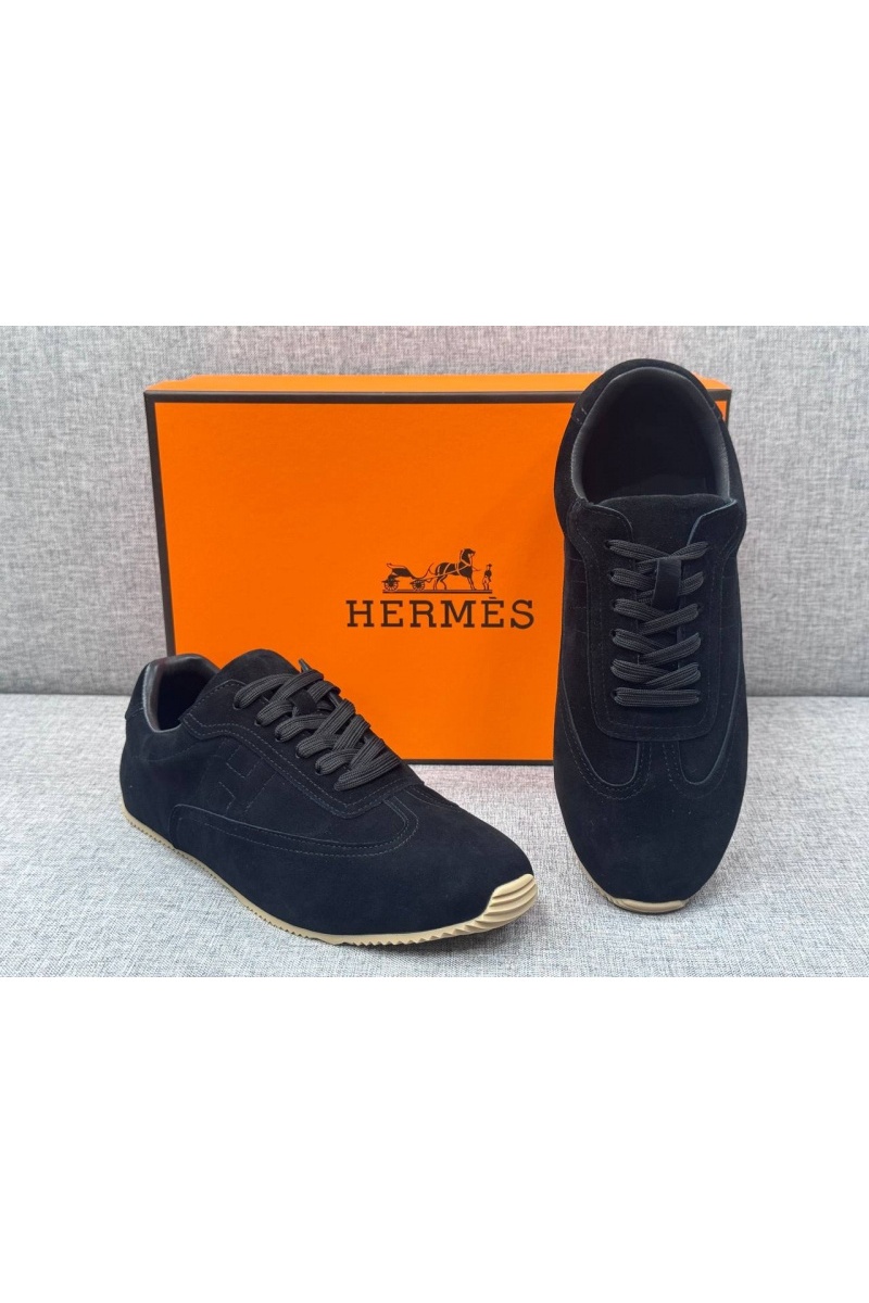 Hermes Мужские замшевые кроссовки Master